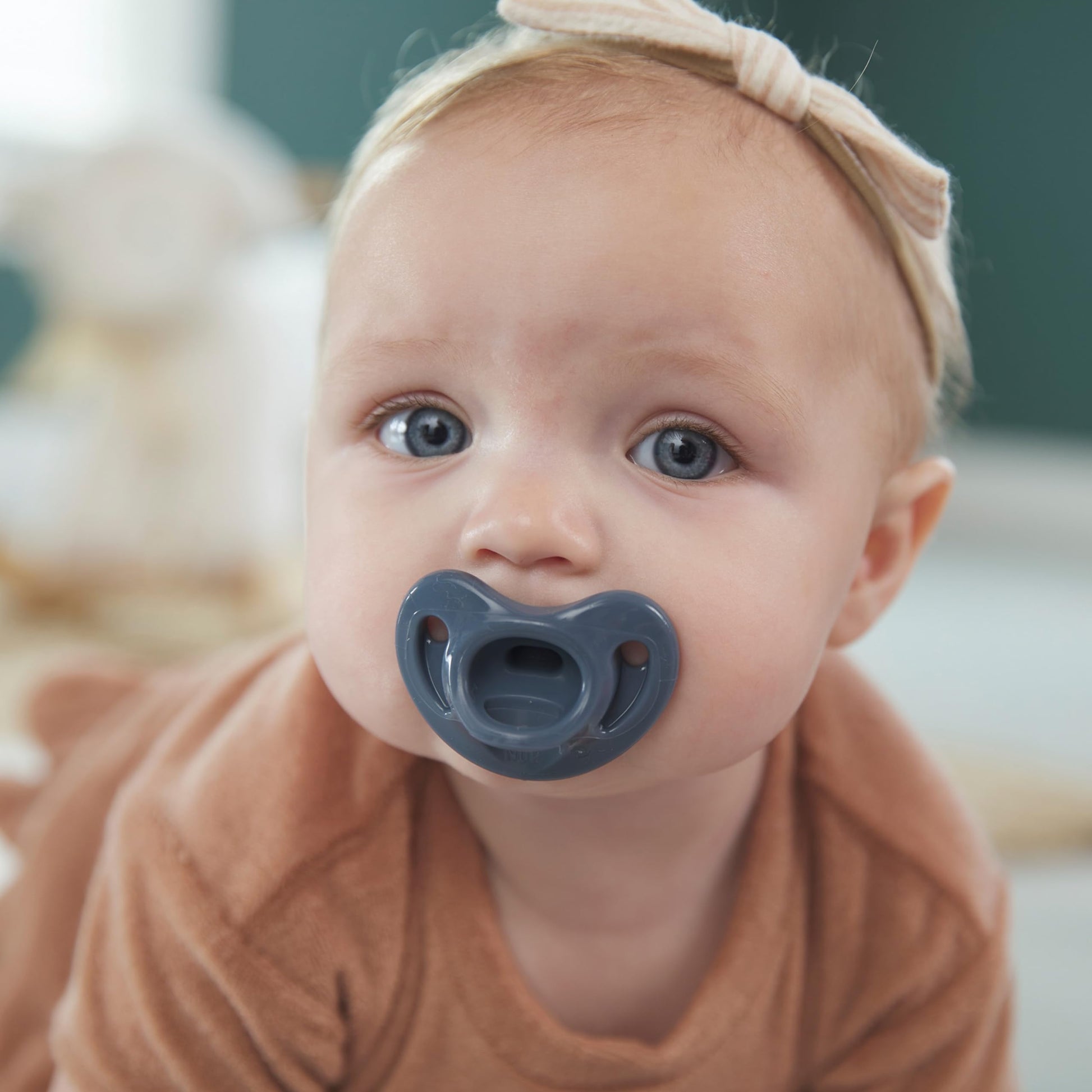 Chupete NUK Sostenible Transparente Silicona 100% para Bebé