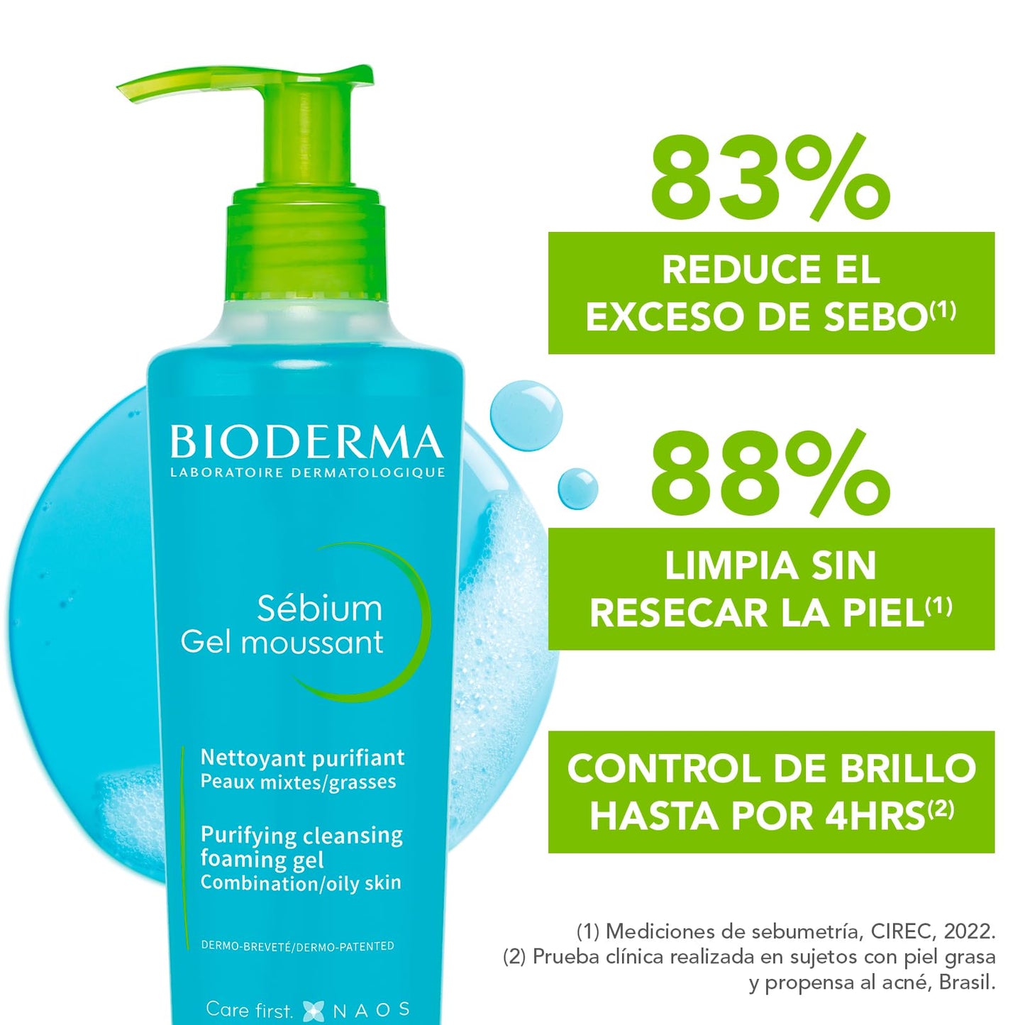 Bioderma Sébium Gel Moussant 200 ml Pump