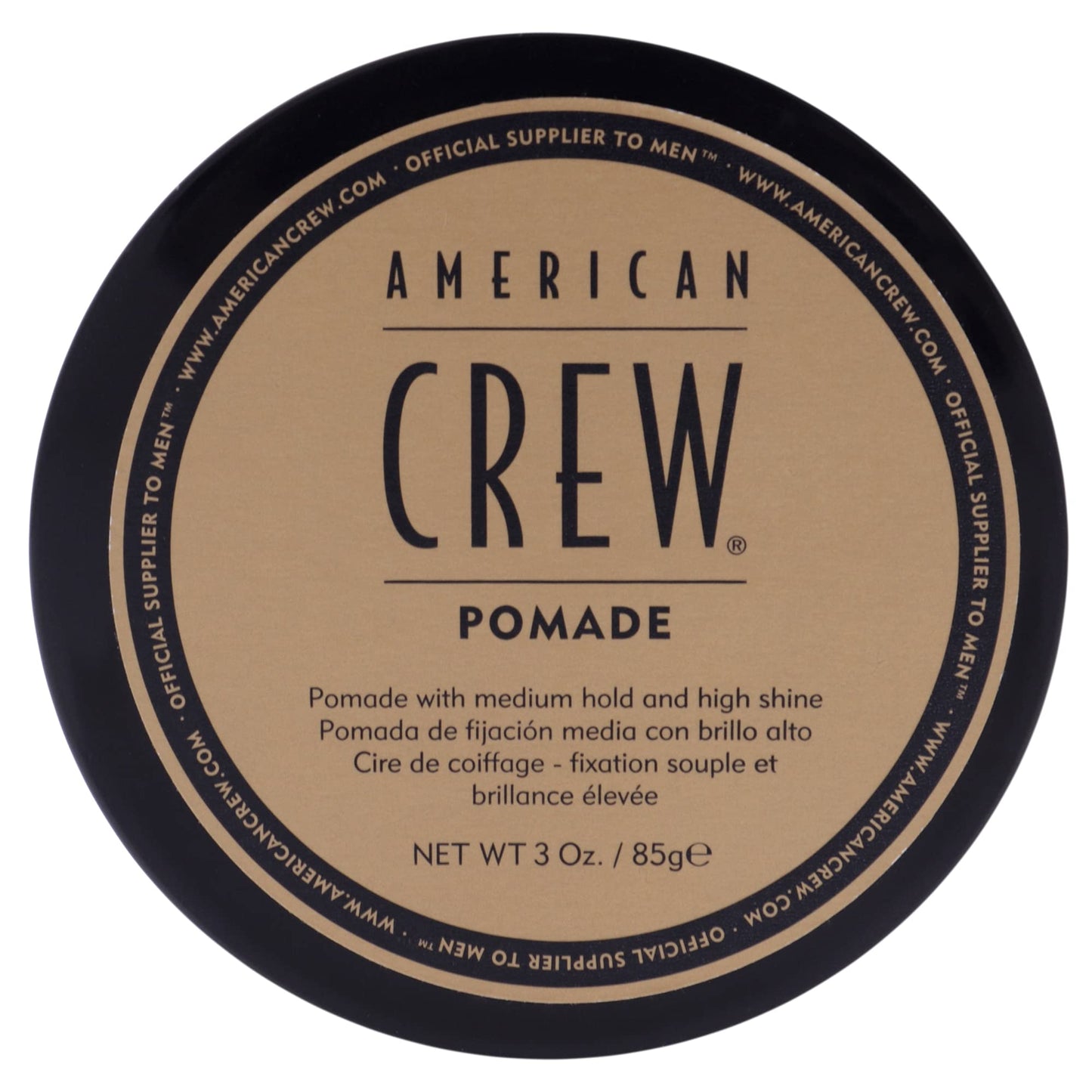 American Crew Pomade for Hold Shine for Men 3 oz Pomade