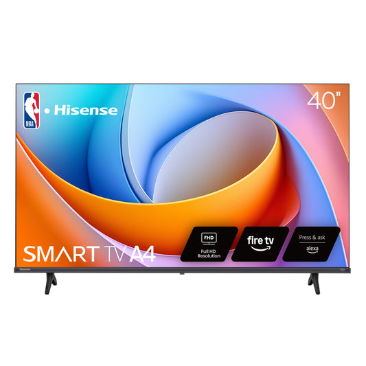 Hisense Smart Fire TV de 40 Pulgadas Clase A4 Serie FHD 1080p (40A4NF, Modelo 2025) - DTS Virtual: X, diseño de Bisel Delgado, Alexa Incorporado