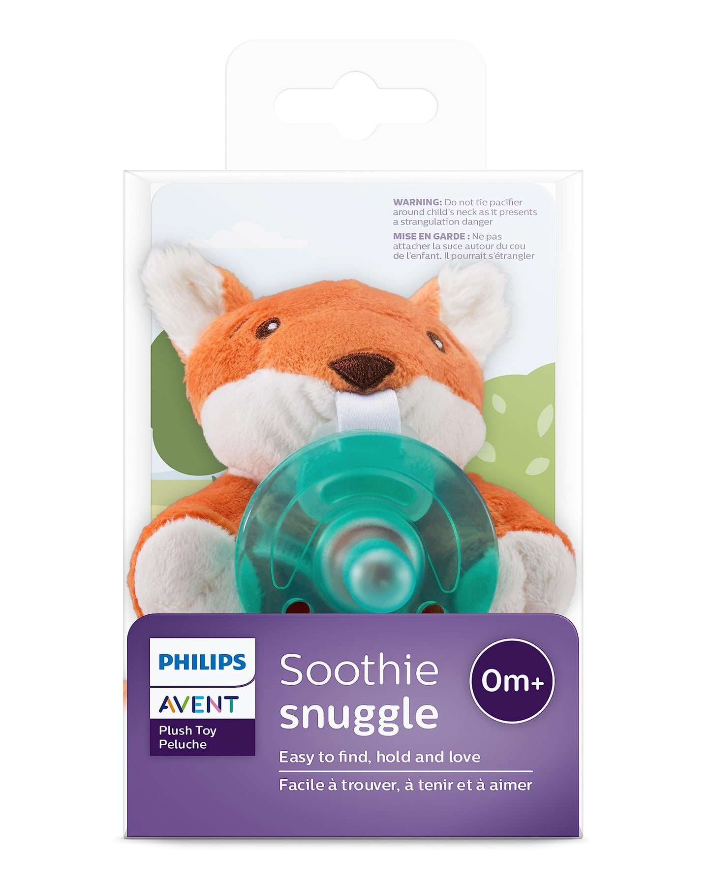 Soporte para Chupete Philips Avent Fox con Chupete Desmontable 0 m+