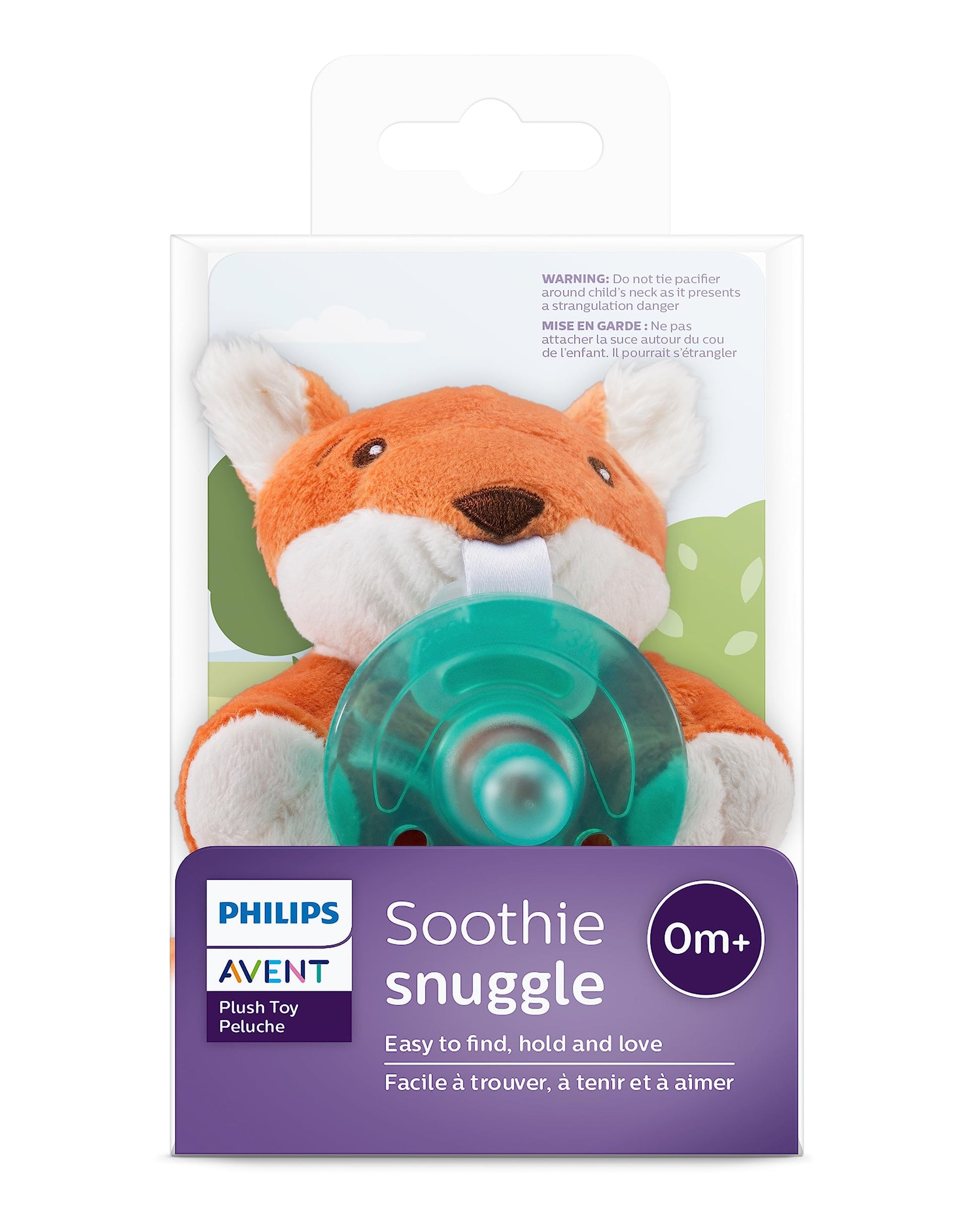 Soporte para Chupete Philips Avent Fox con Chupete Desmontable 0 m+