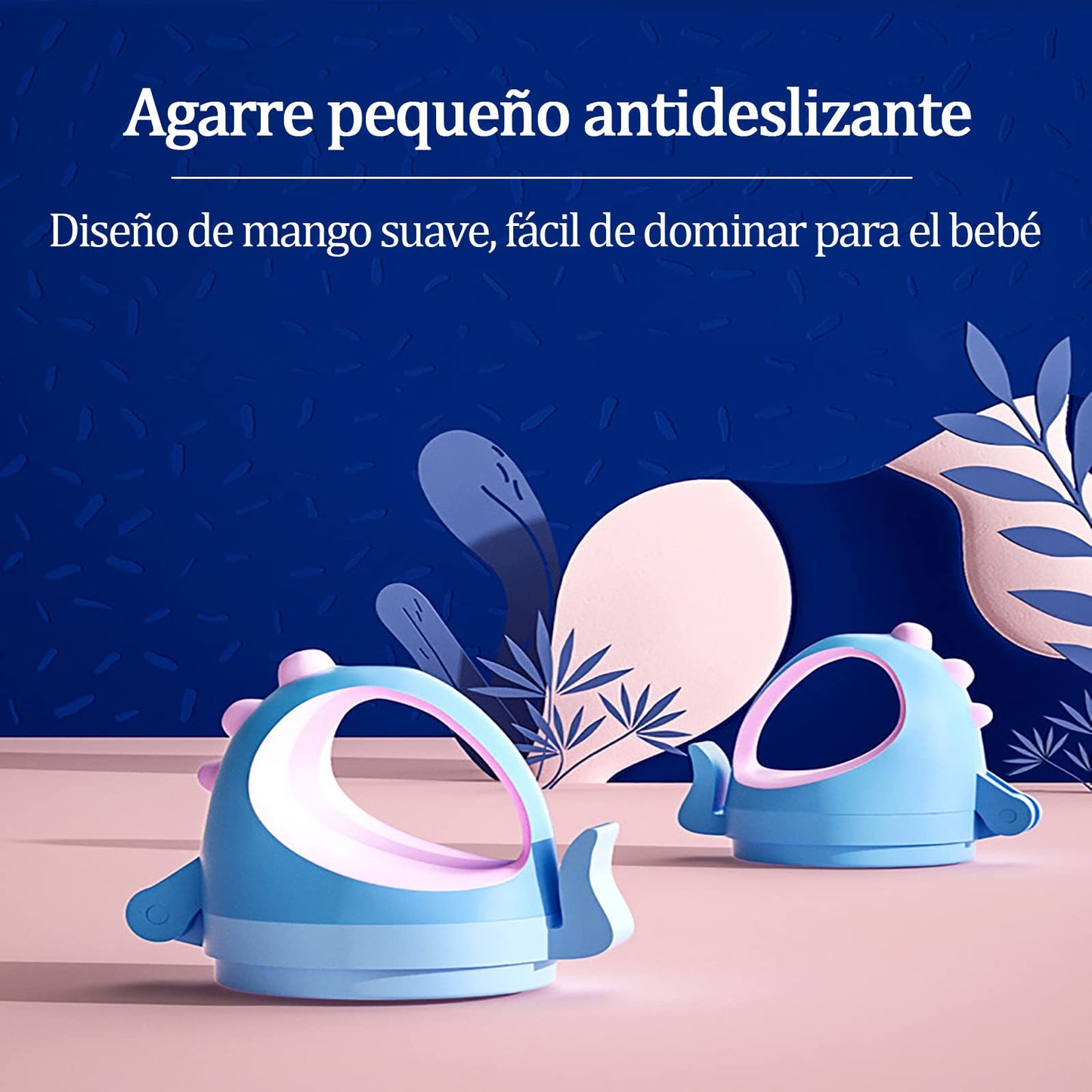 Baby Food Feeder Juego, Chupón para frutas Fruta Y Papilla con Seguro Y Tapa, Chupón Alimentador para Bebé. Chupones/Chupetes Ergonómicos para Frutas. Chupete de silicona 3 Piezas Tamaños S M L