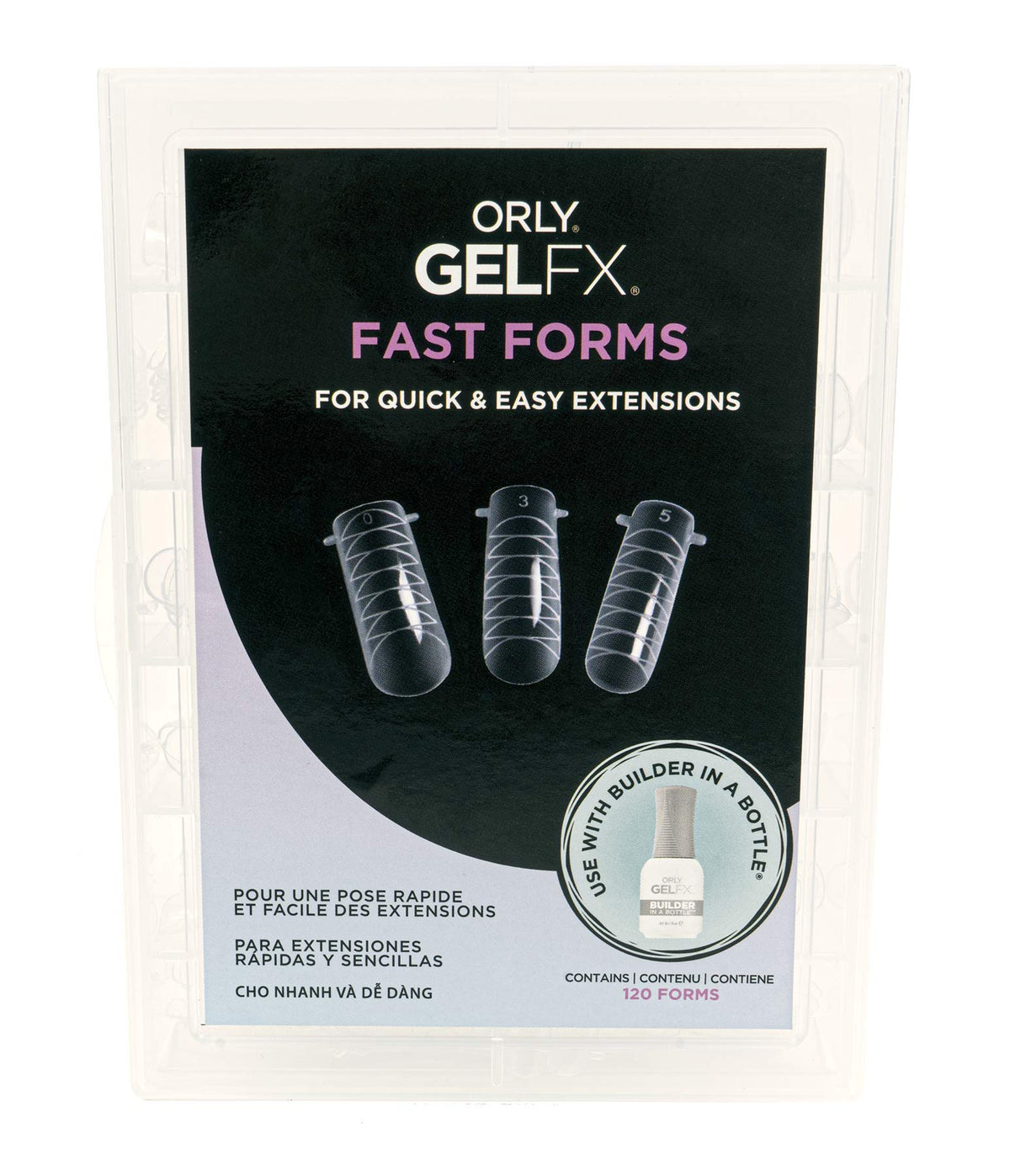 ORLY GELFX Fast Forms kit de 120 piezas