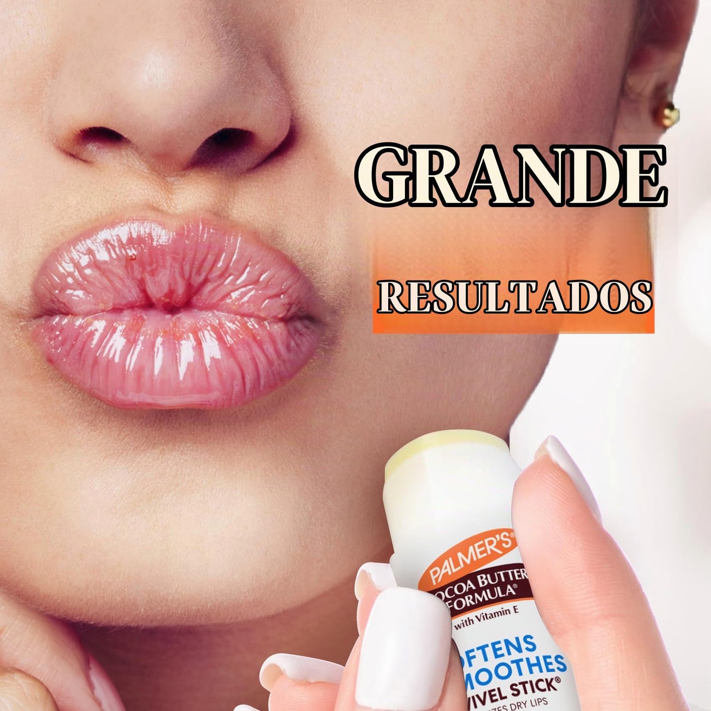 Palmer's Cocoa Butter Formula Duo-Pack Labial con Manteca de Cacao y Vitamina E, Bálsamo Protector Labial 4g y Swivel Stick Barra Humectante 14g, 48 Horas de Humectación, Dermatológicamente Probado