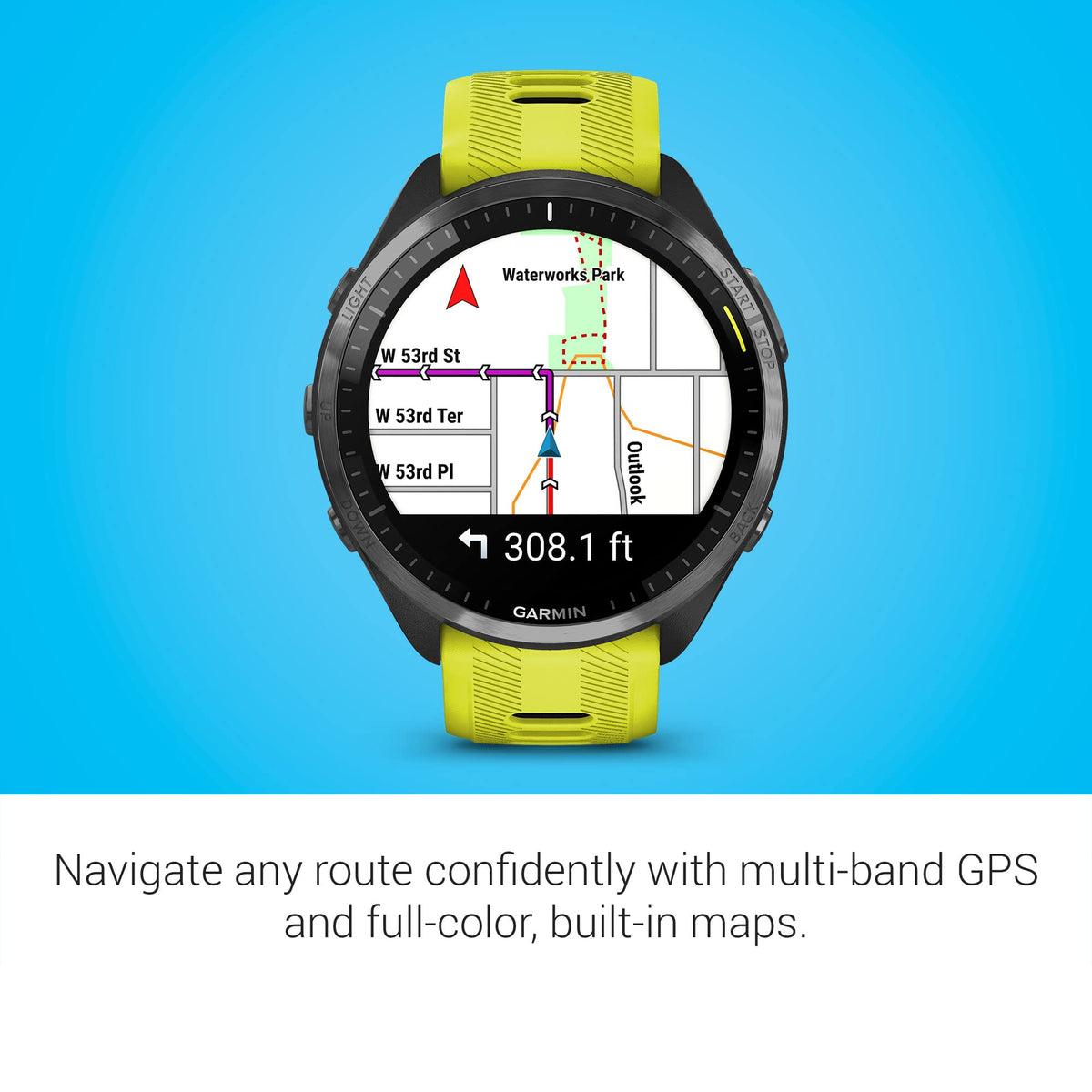 Reloj Garmin Forerunner Amp Yellow Avanzado