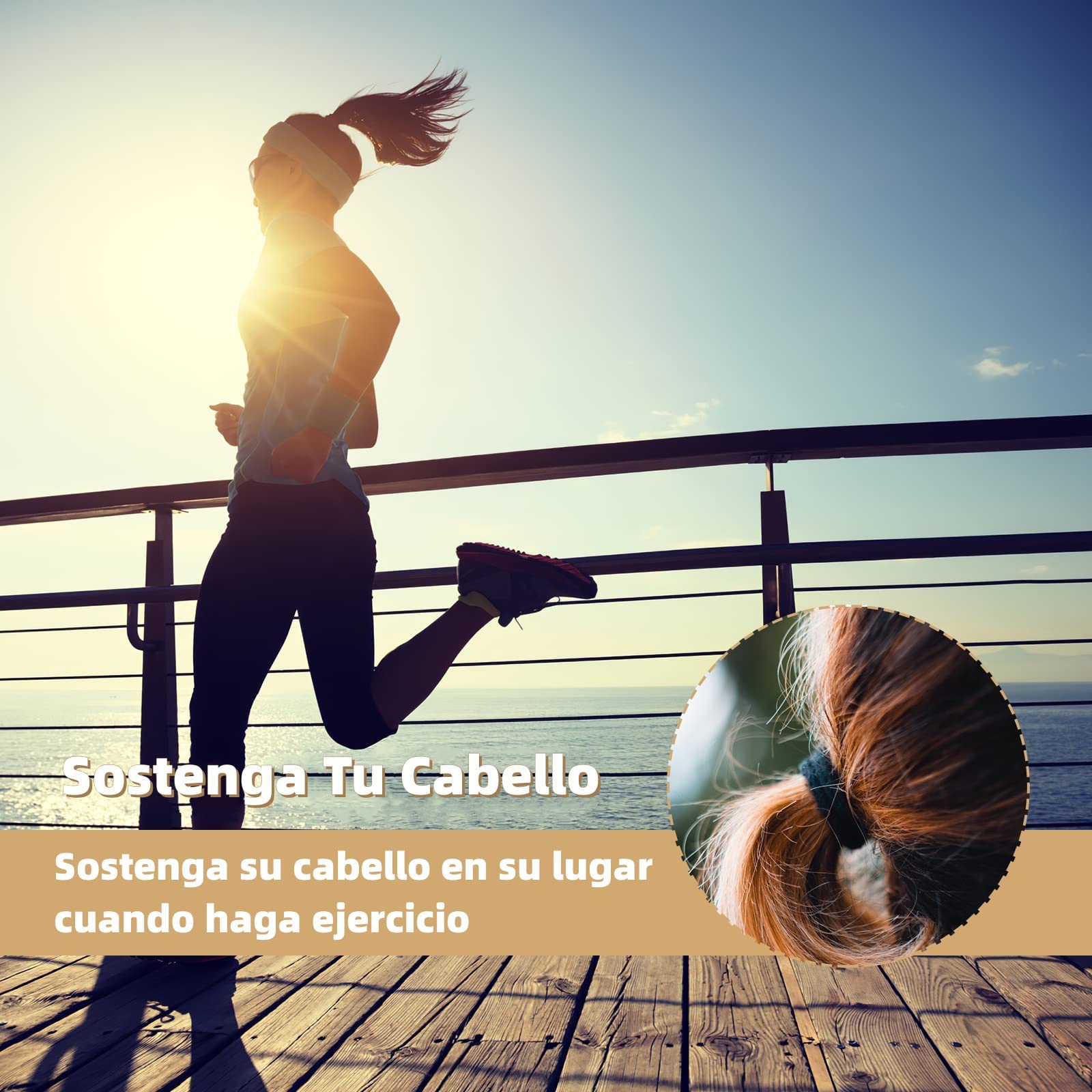 Ligas elásticas para el cabello: 100 unidades, sin costuras, para mujer y niña. Accesorios de cabello de algodón.