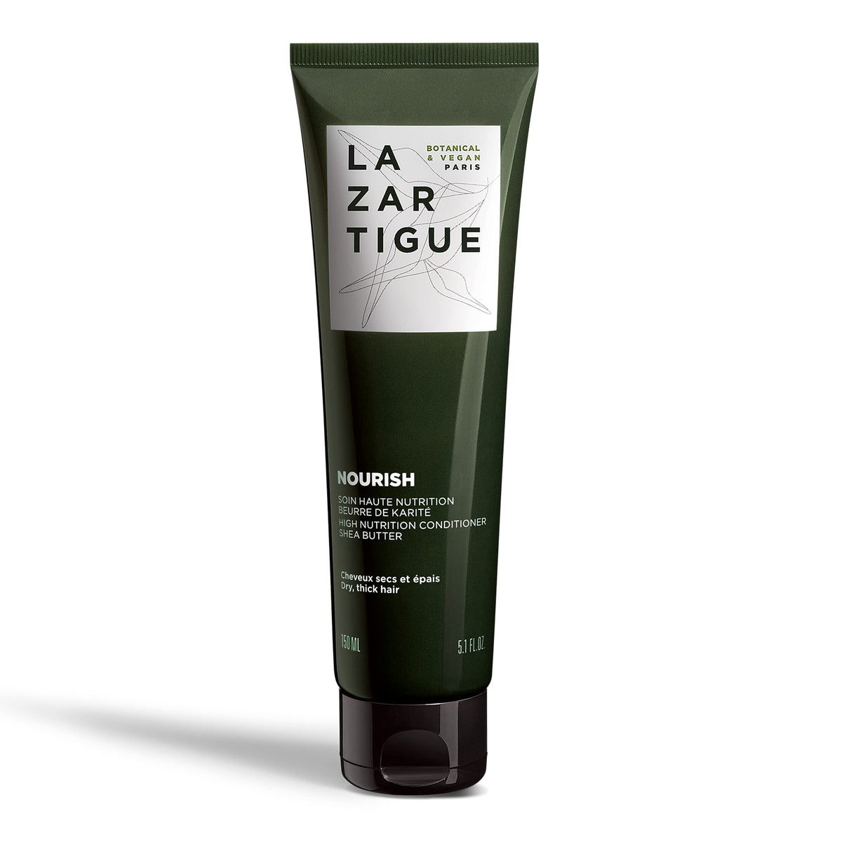 Lazartigue Nourish Acondicionador Nutritivo I Hidrata profundamente el cabello I Manteca de karité y babasú y aceite de coco I Cabello seco y grueso I 150 ml
