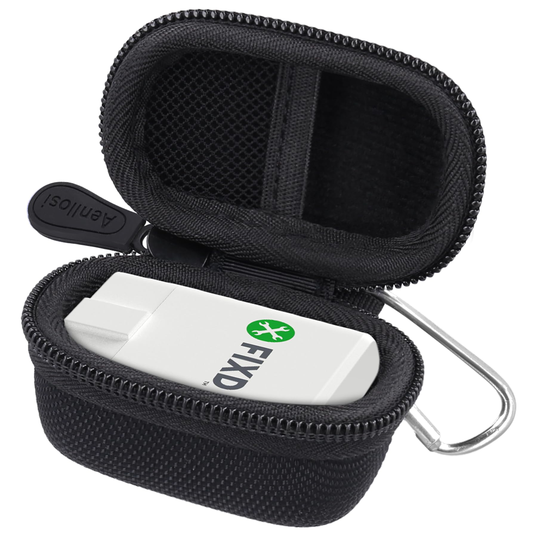 Aenllosi Estuche de transporte rígido de repuesto para el monitor de salud activa de autos Bluetooth OBD-II FIXD/Dispositivo de diagnóstico (solo estuche)