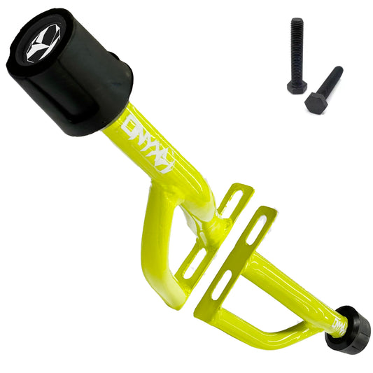 Slider Universal para Moto Protecciones Rashman Flúor con Defensa Reforzada de Acero