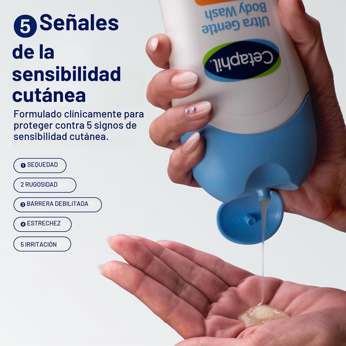 Cetaphil Gel corporal refrescante ultra suave, para piel seca a normal, sensible, 16.8 onzas, con aloe vera, caléndula, vitamina B5, hipoalergénico, sin fragancia, probado por dermatólogos