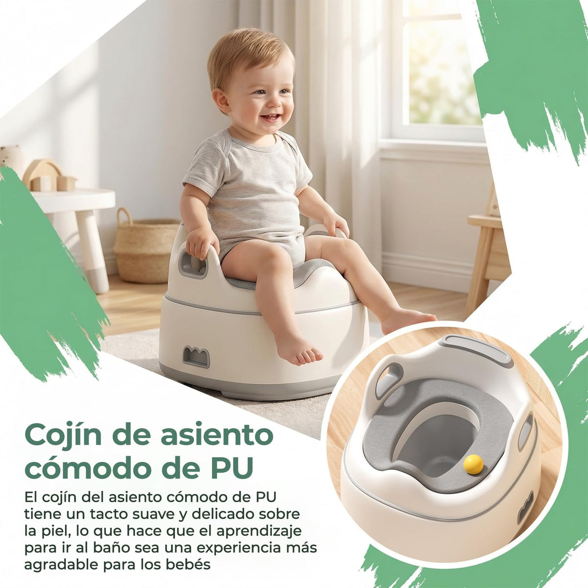 Bañito entrenador niño, Basinicas entrenadoras niños