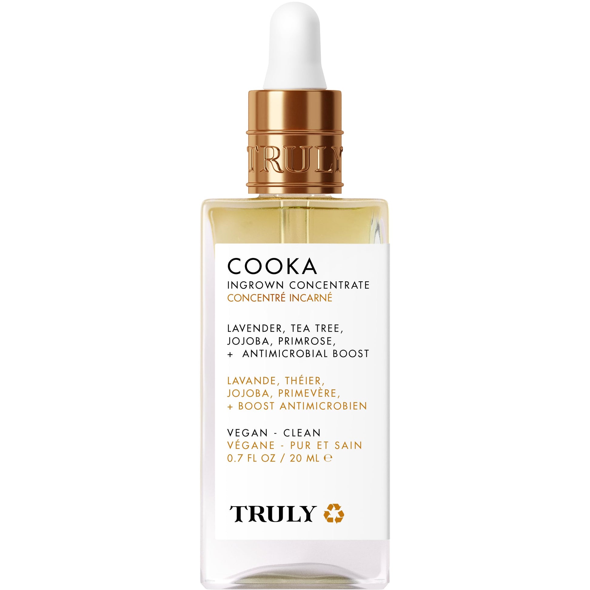Truly Beauty Cooka Concentrado Suero Encarnado - Tratamiento Para El Cabello Encarnado Para El Área Del Bikini - Fórmula Suavizante Y Calmante Para Después Del Afeitado - Cura Quemaduras, Mellas Y Enc