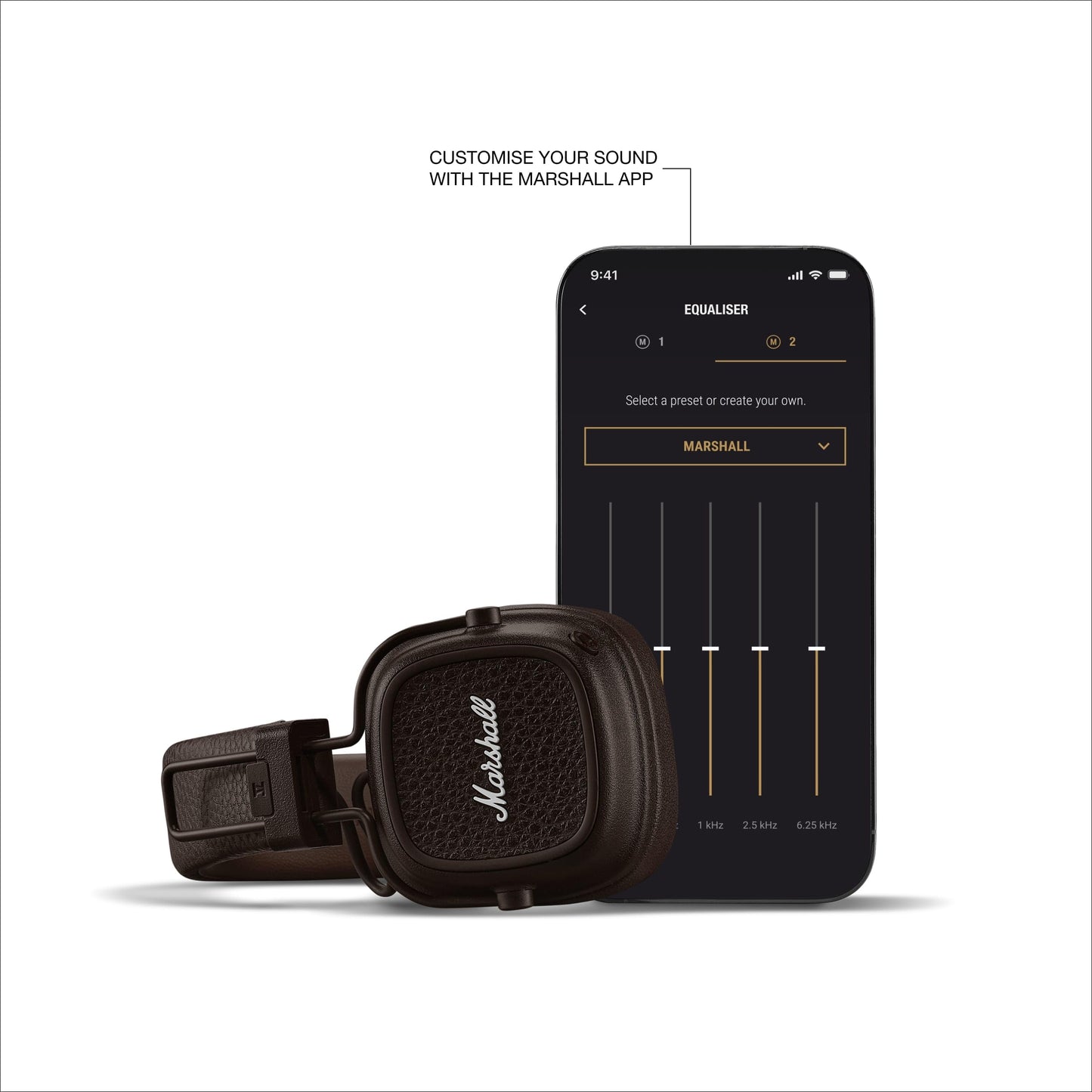 Audífonos Inalámbricos Marshall Major V Café Bluetooth