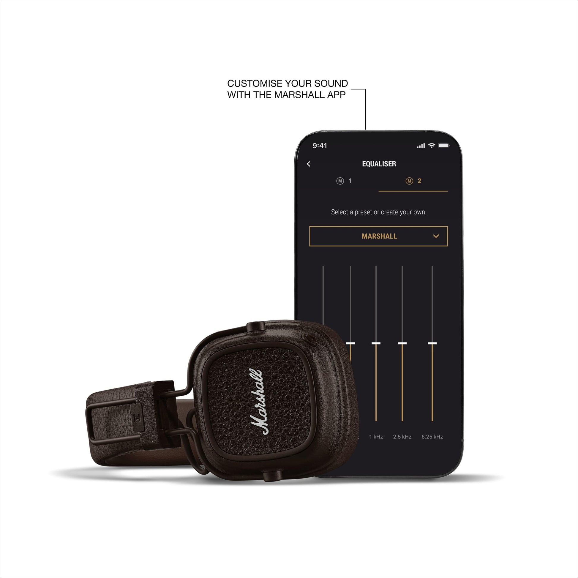 Audífonos Inalámbricos Marshall Major V Café Bluetooth