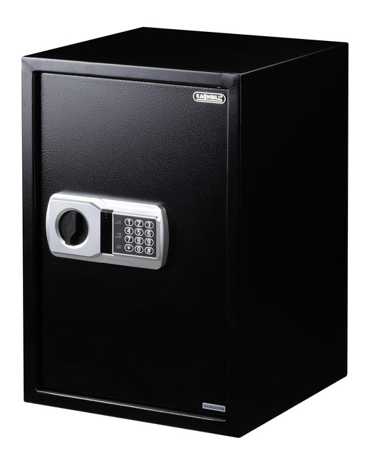 Caja Fuerte Digital Grande 50x35x31 cm modelo CF05 con Cierre Electrónico y Llave de Emergencia, Ideal para Hogar u Oficina
