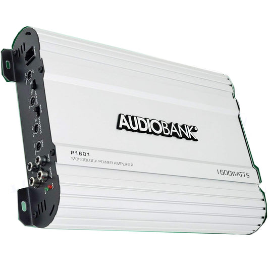 Amplificador Monobloque Audiobank AB Plata con Control Remoto y 1600 W de Potencia