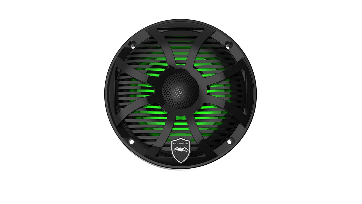 Altavoces Coaxiales 6.5 Pulgadas Wet Sounds SW Negras LED RGB Series Revolution