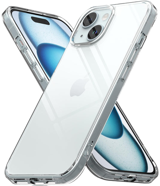 Funda de TPU Ringke Fusion Transparente Resistente a Arañazos para iPhone 15 Plus