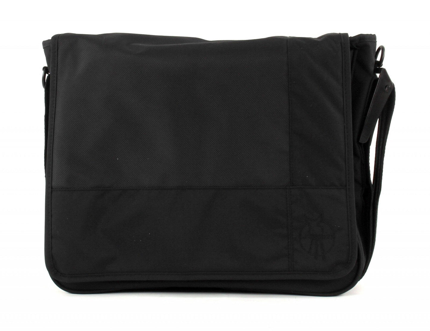 Lassig Messenger Diaper Bag, retazos negro (Patchwork Black), Una talla