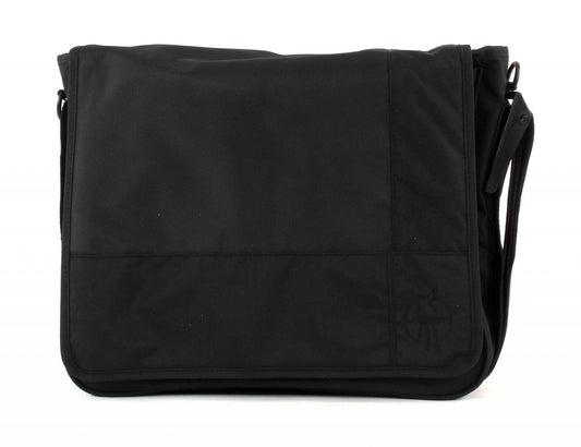 Lassig Messenger Diaper Bag, retazos negro (Patchwork Black), Una talla