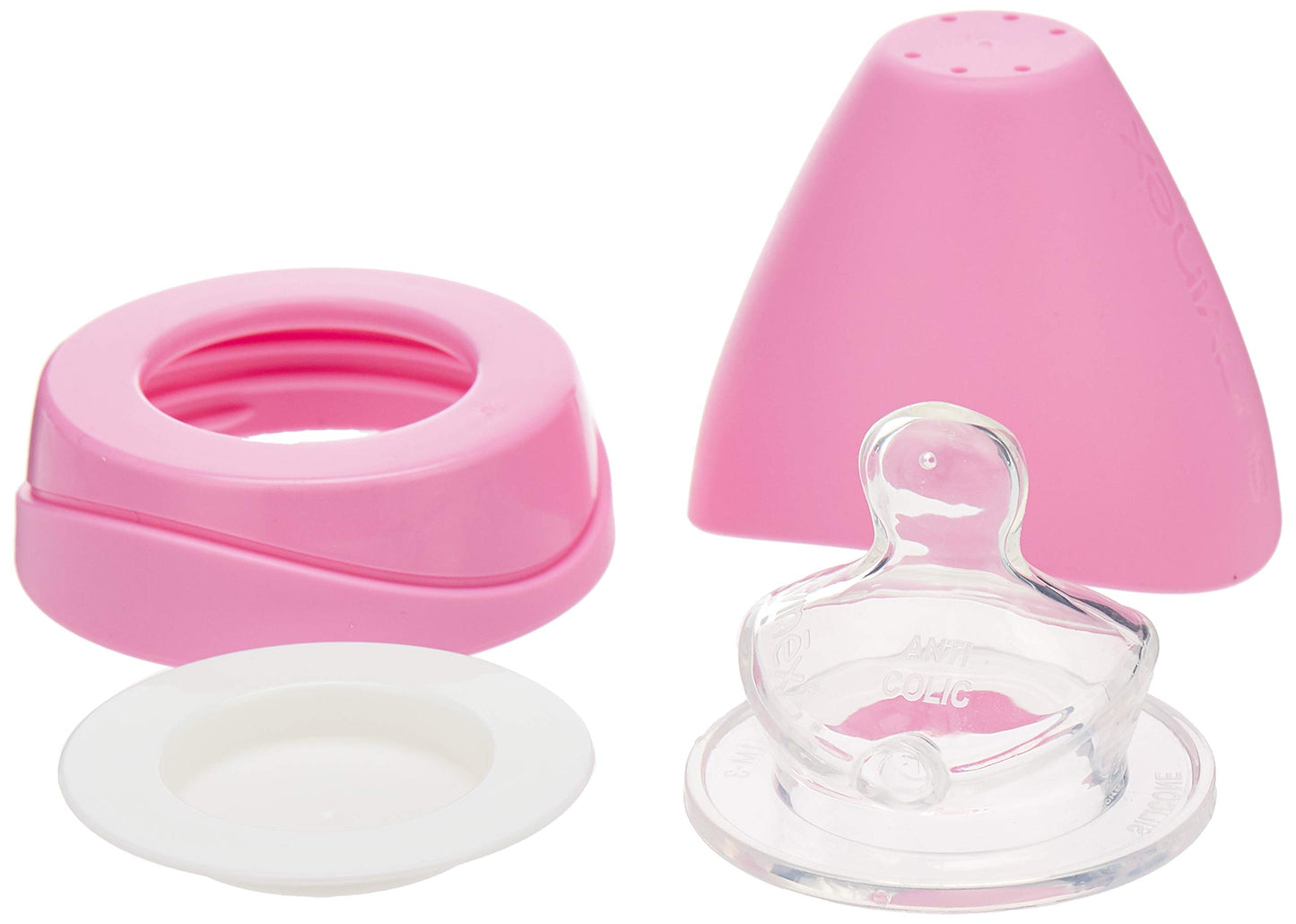 Biberón SUAVINEX Rosa Flujo Medio Lovely Biscuits