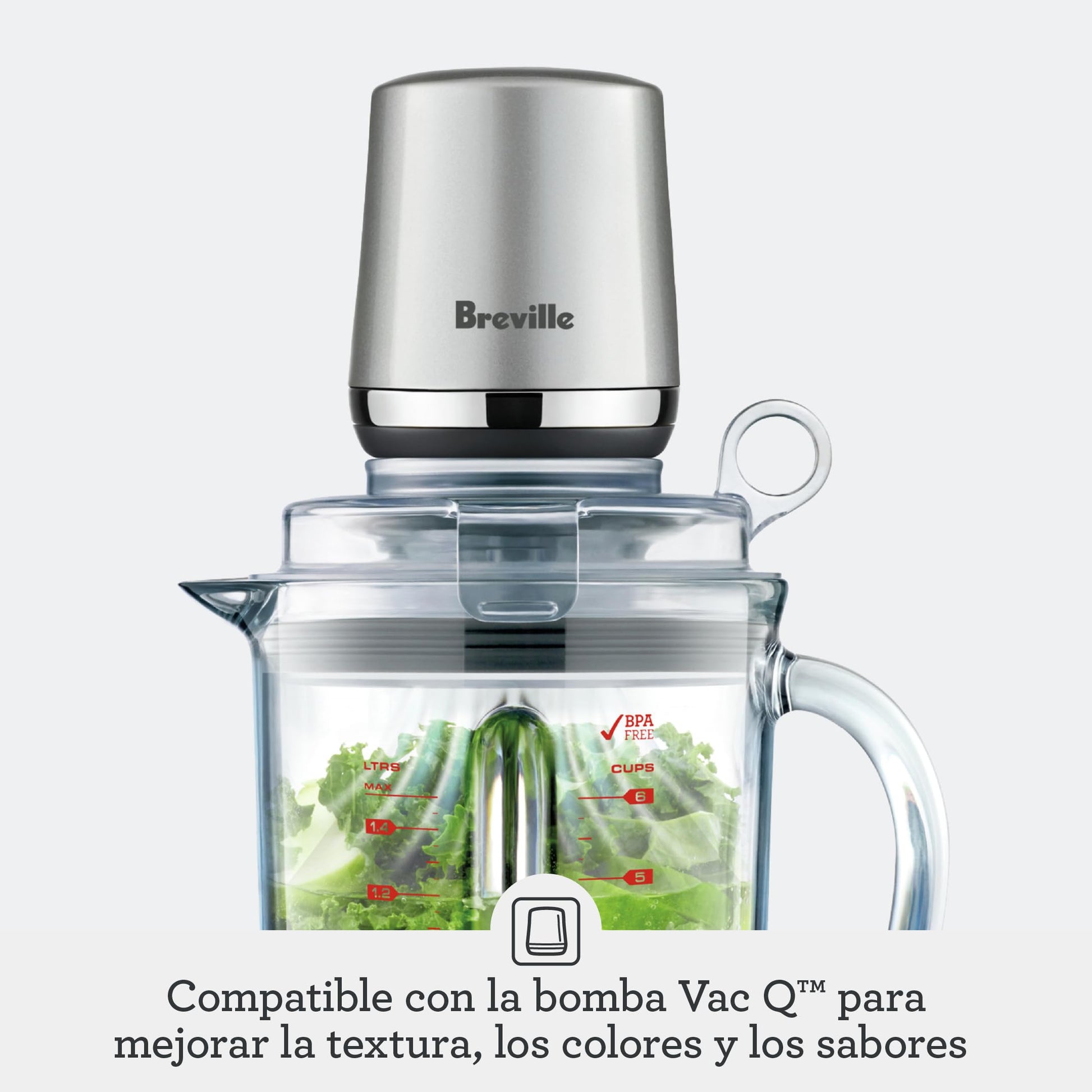 Breville BBL820SHY la Batidora Q Encimera, Nogal Ahumado