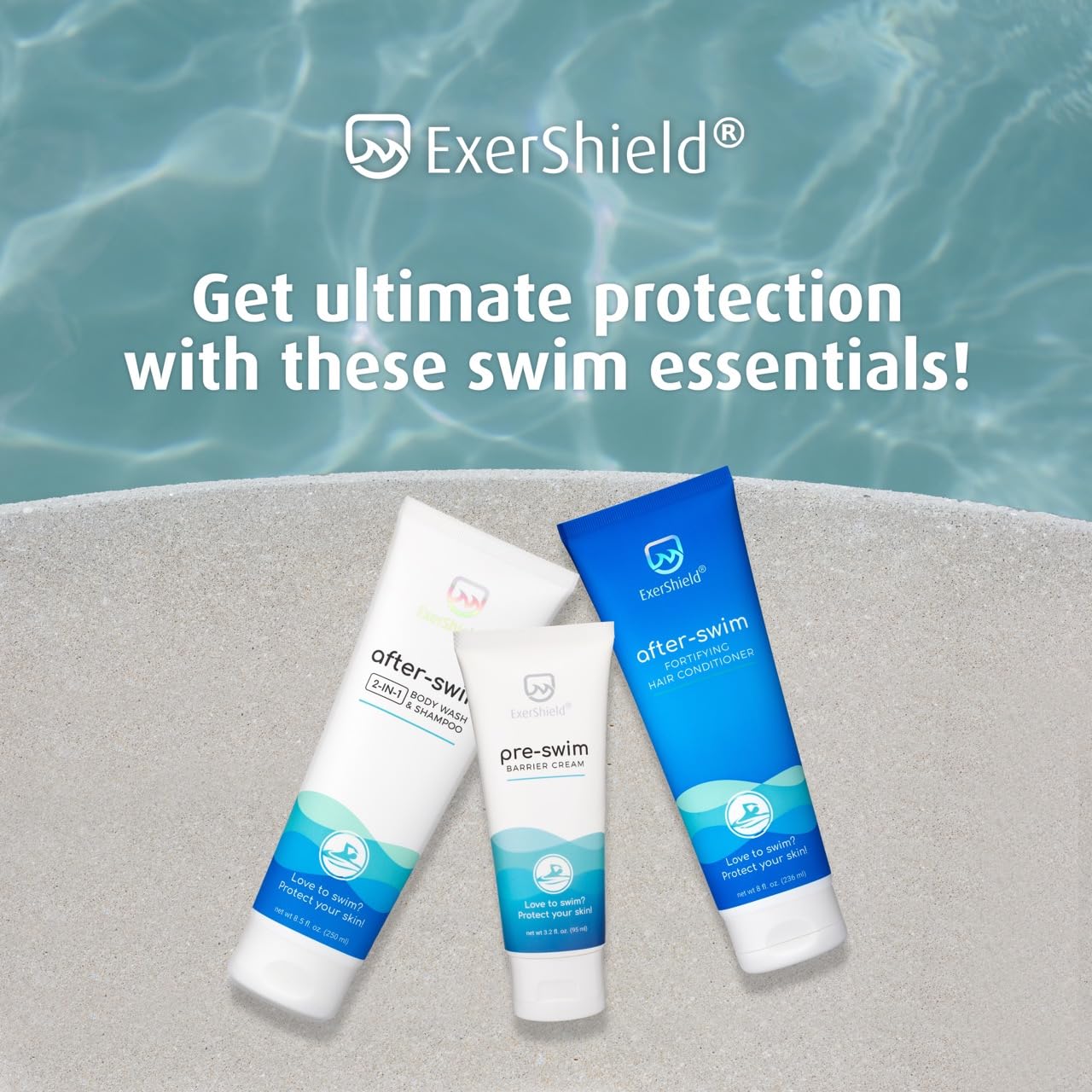 Chlorine Removing Neutralizing After Swim Body Wash and Shampoo