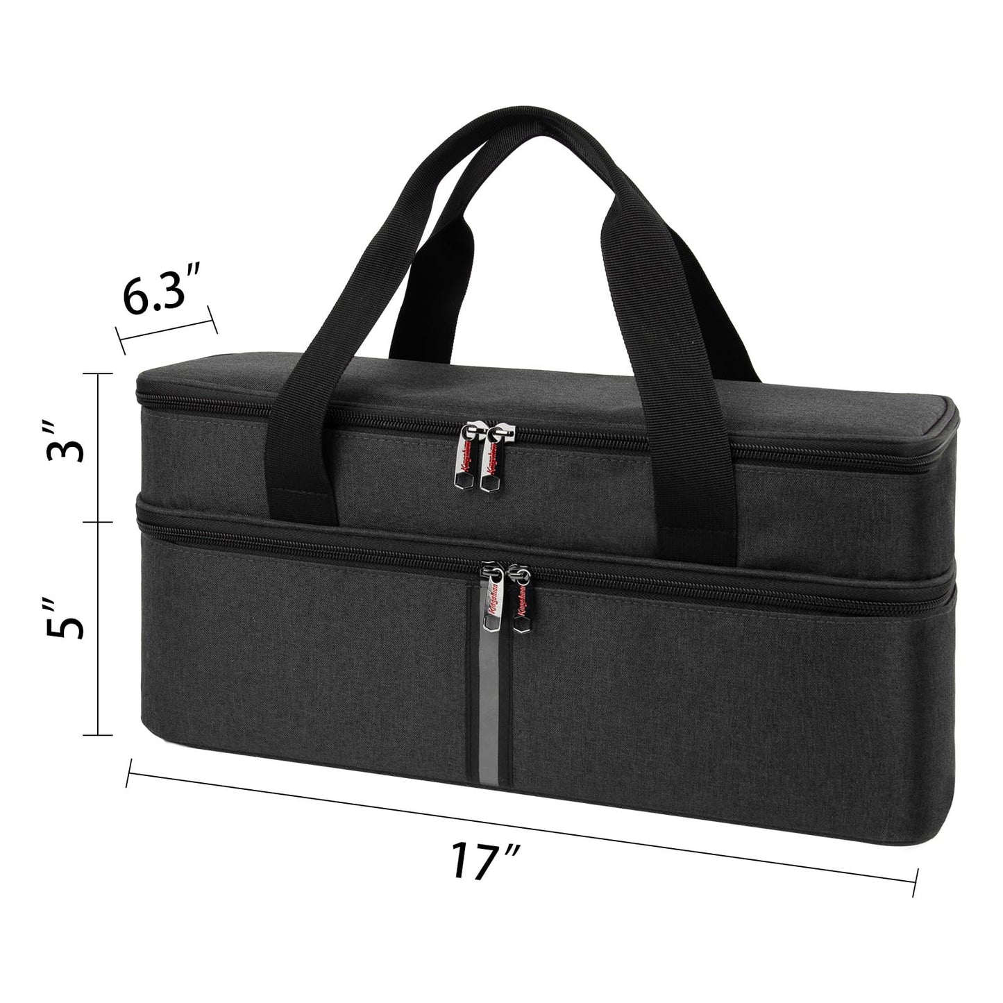 Bolsa de Almacenamiento Kingshion Gris Oscuro para Licuadora de Mano