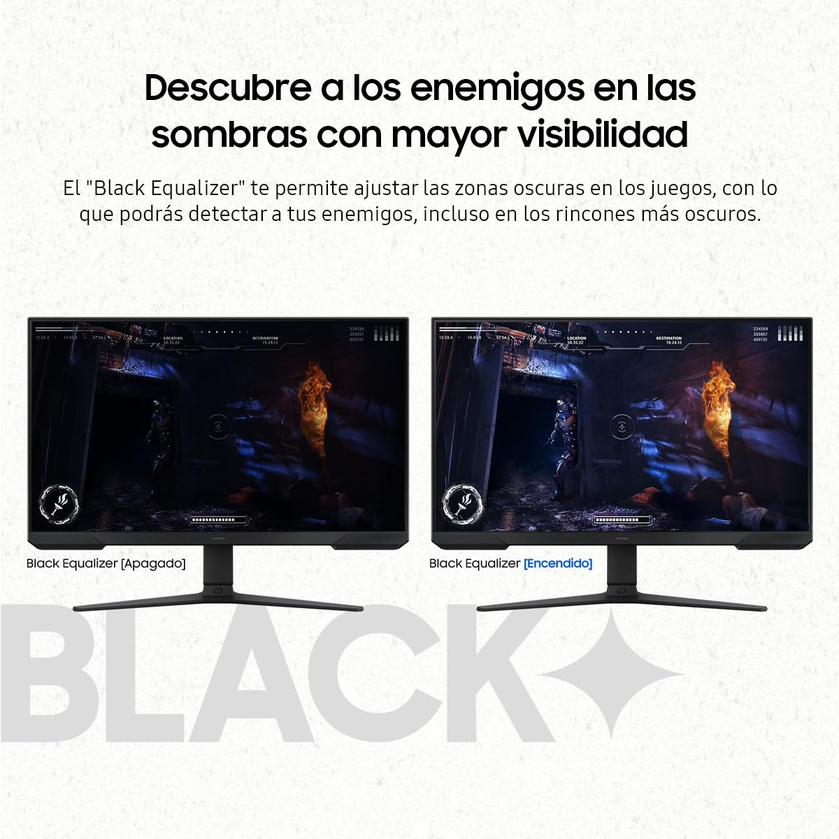 Samsung 27" Odyssey Monitor G30D FHD 180Hz, AMD FreeSync, Tasa de refresco de 180 Hz y Tiempo de Respuesta de 1 ms (MPRT), Eye Saver, Soporte ergonómico LS27DG300ELXZX