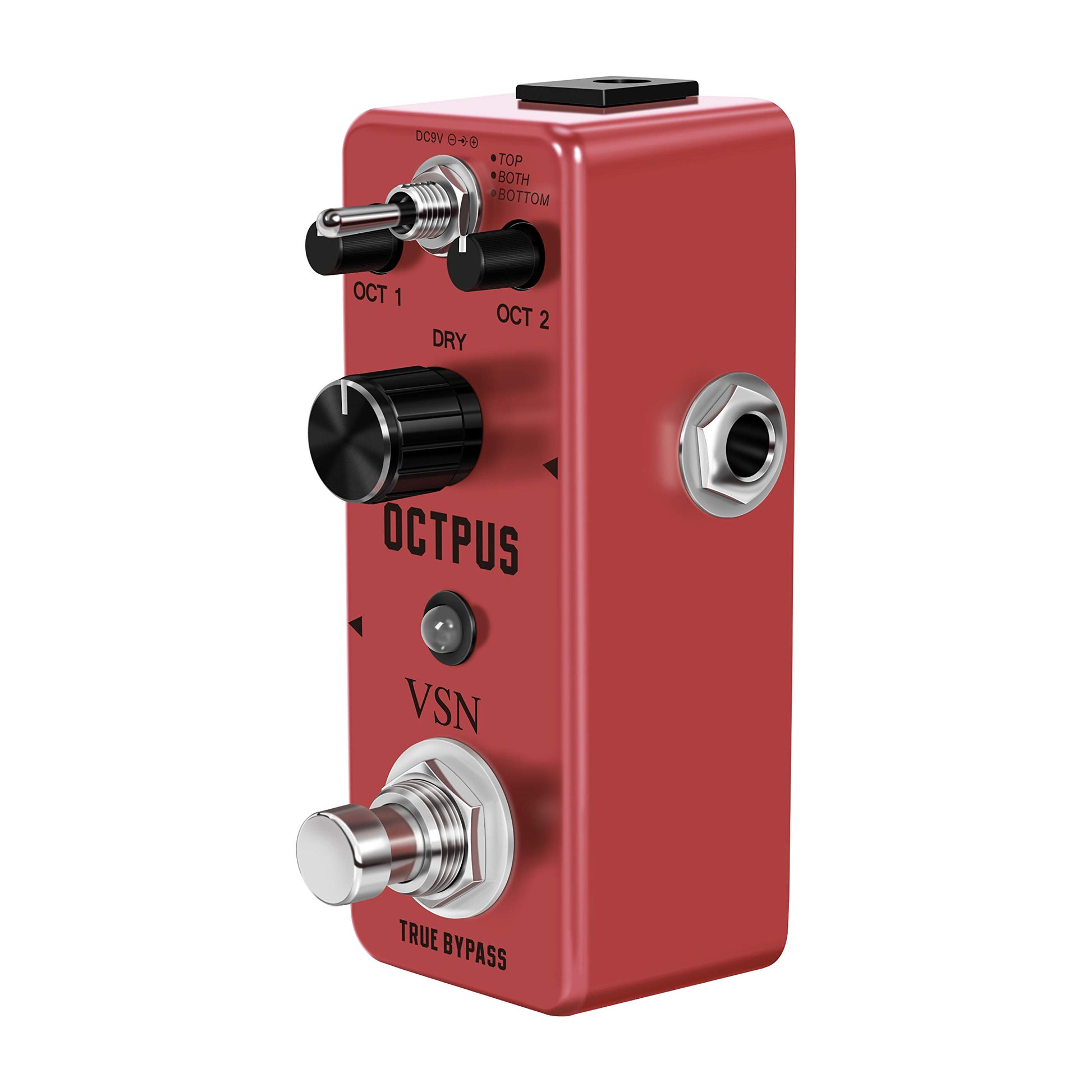 VSN Guitar Octave Pedal For Electric Guitar Precise Polyphonic Octave Effects Generator Octpus Guitar Pedals True Bypass Mini Size …