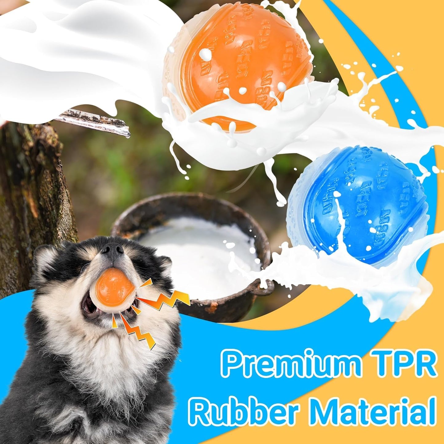 Pelota de Juguete ZHEYU Luminoso Durable para Perros