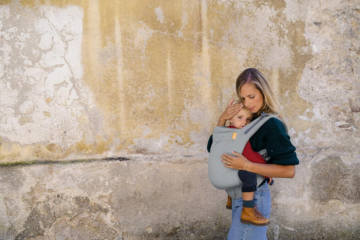 Beco Mochila porta bebés y porta bebés para niños (24-48 meses) - 100% Algodón Portador para niños pequeños, ligero y transpirable, amigable con la cadera con 2 posiciones de porte: porte frontal y
