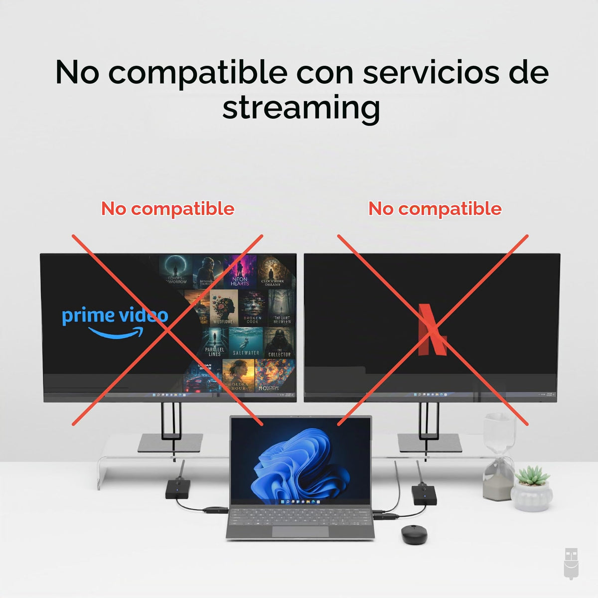 Adaptador USB C a HDMI Enchufable
