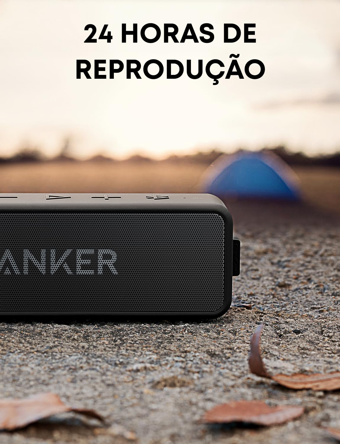 Soundcore Anker 2 Bocina Bluetooth Potente, batería de 24 Horas, protección contra el Agua IPX7, Graves enormes con Dos Controladores de Graves
