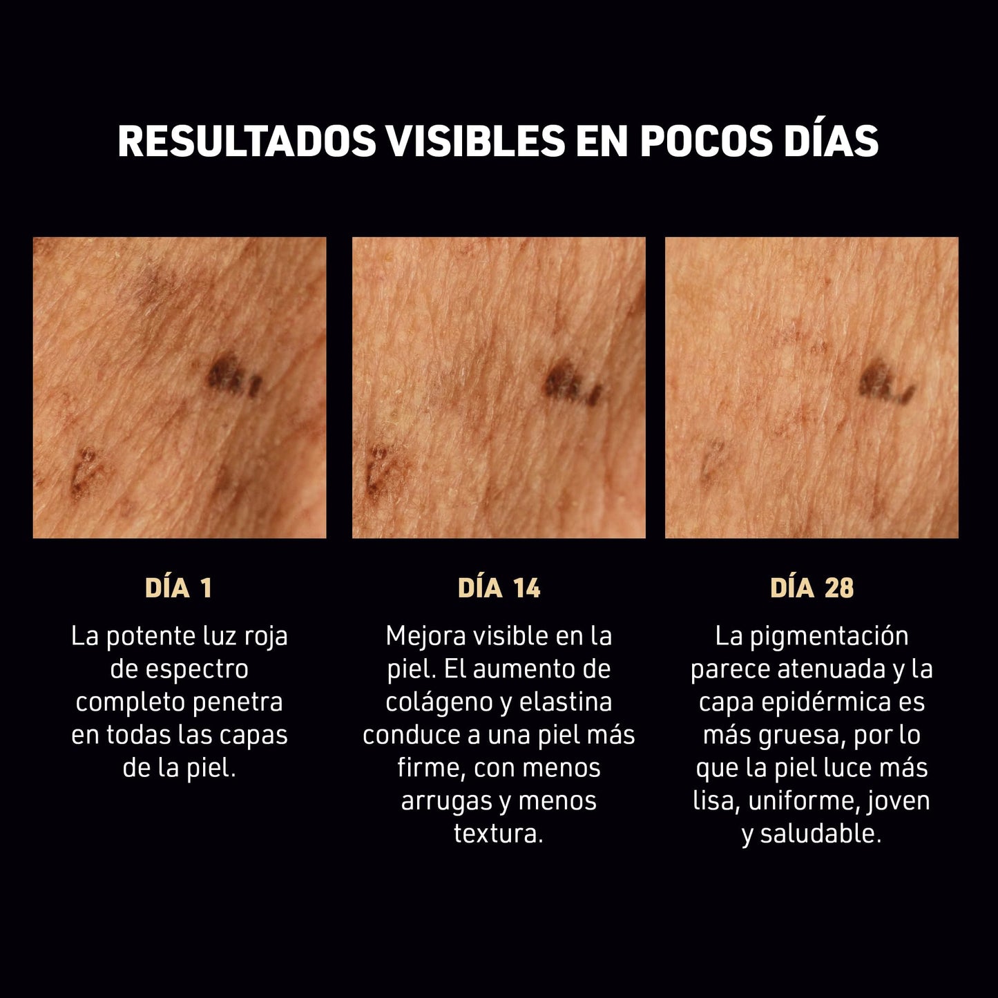 Faq 501 Lámpara LED Roja & Bienestar + Red Light Peptide Serum – LED 650 Nm con Sérum Facial Acido Hialuronico & Colageno– Set Cuidado Piel Luminosidad e Hidratación