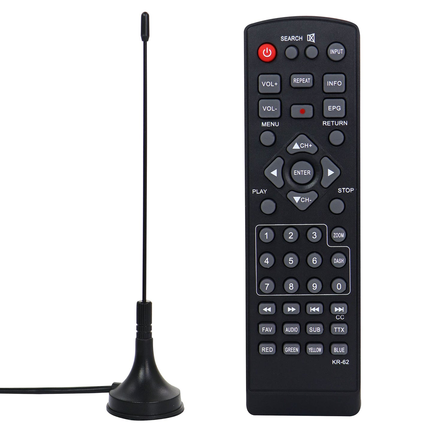 Televisor LED Portátil Trexonic Azul Recargable de 14 Pulgadas con Sintonizador Digital Integrado