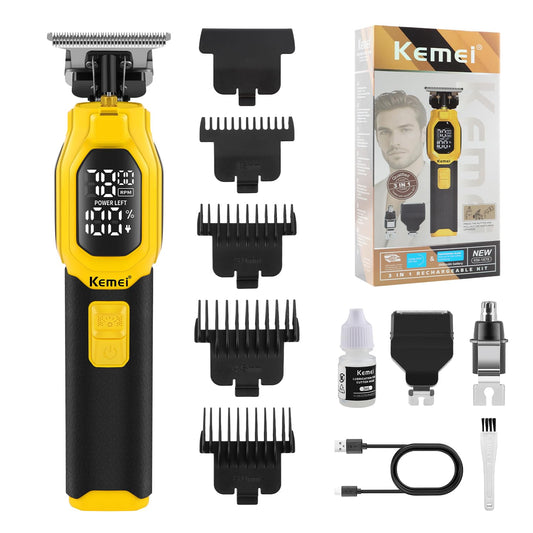 Herramientas de Aseo 3 en 1 KEMEI Inalámbrica Profesional para Hombre
