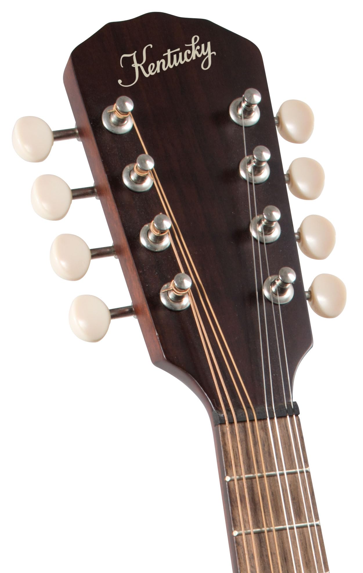 Kentucky, Mandolina de 8 cuerdas, derecha, marrón, completa (KM-120)
