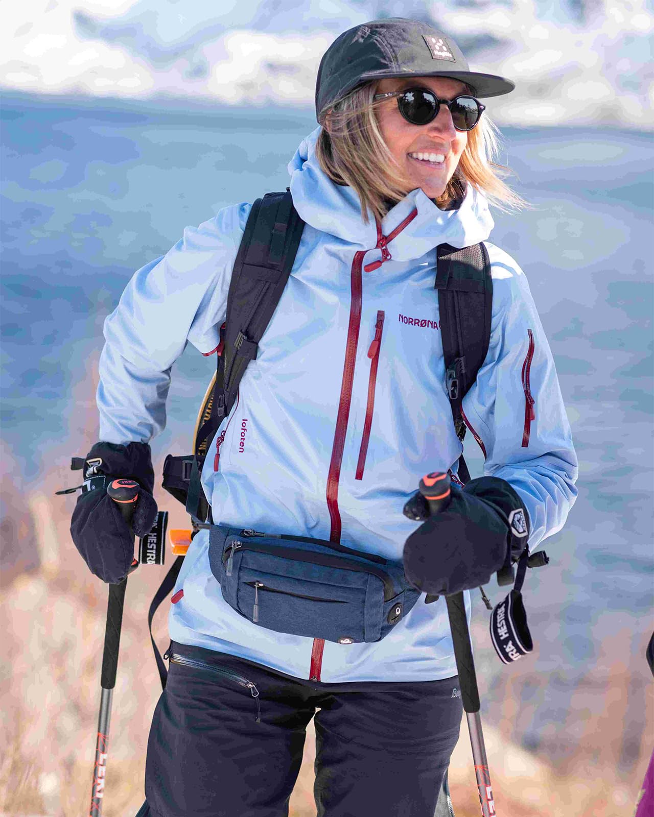 Riñonera WATERFLY Deportiva Pequeña con Cinturón Extra para Hombre y Mujer