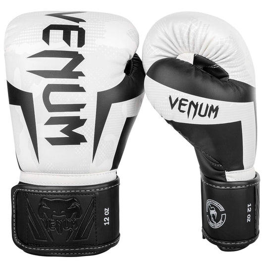 Guantes de Boxeo Venum Elite blanco camuflaje
