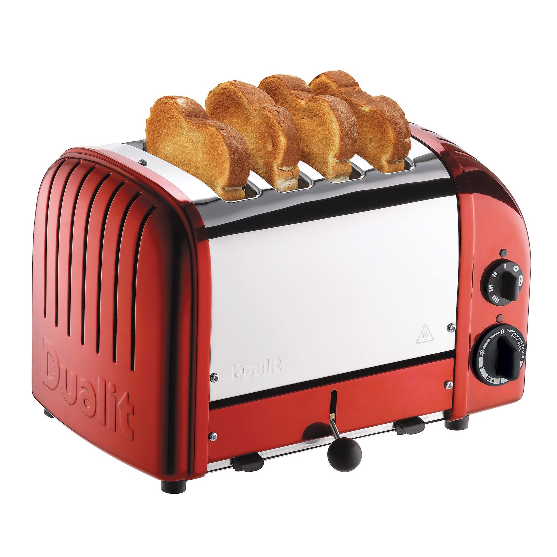 Dualit 4 Slice Classic Toaster, Apple Candy Red