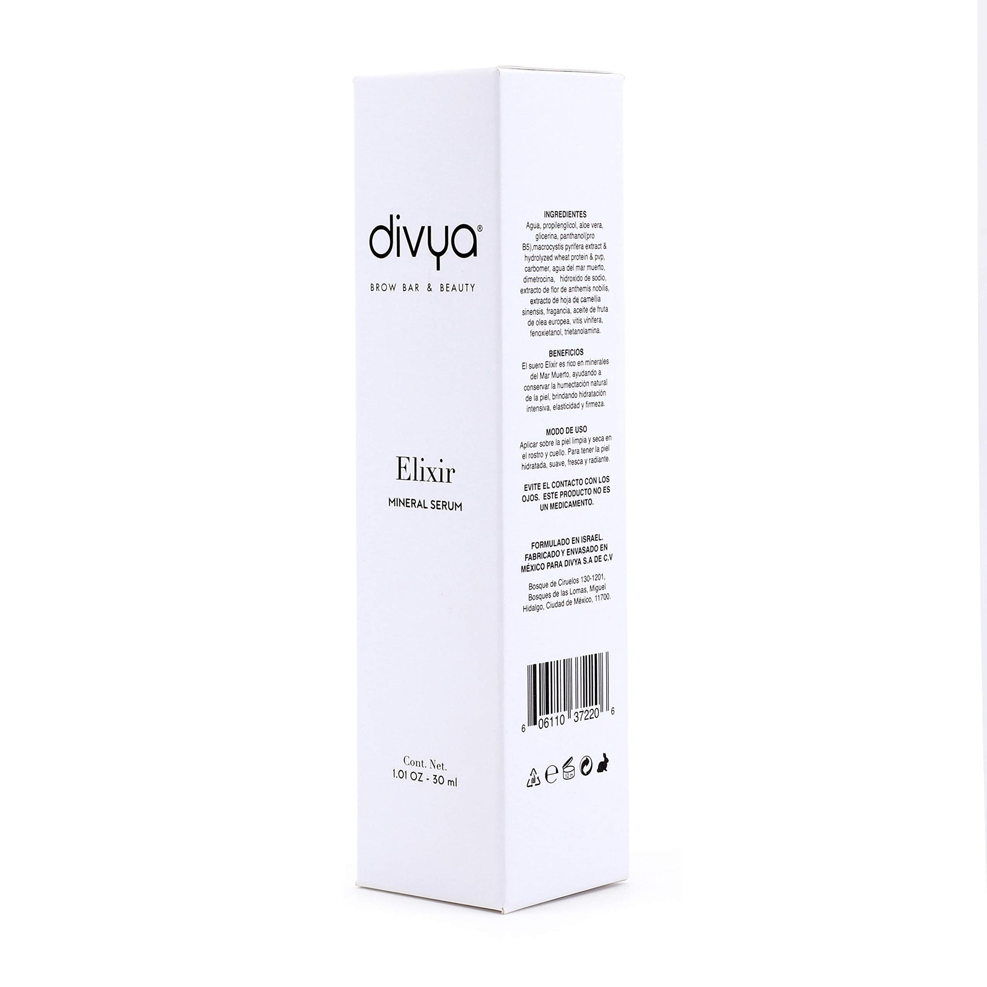 Elixir Serum Facial Hidratación Total, Divya, Mejora la Elasticidad de tu Piel para Eliminar las Marcas de Expresiones de tu Piel y Darle un Brillo Alucinante , Dorado