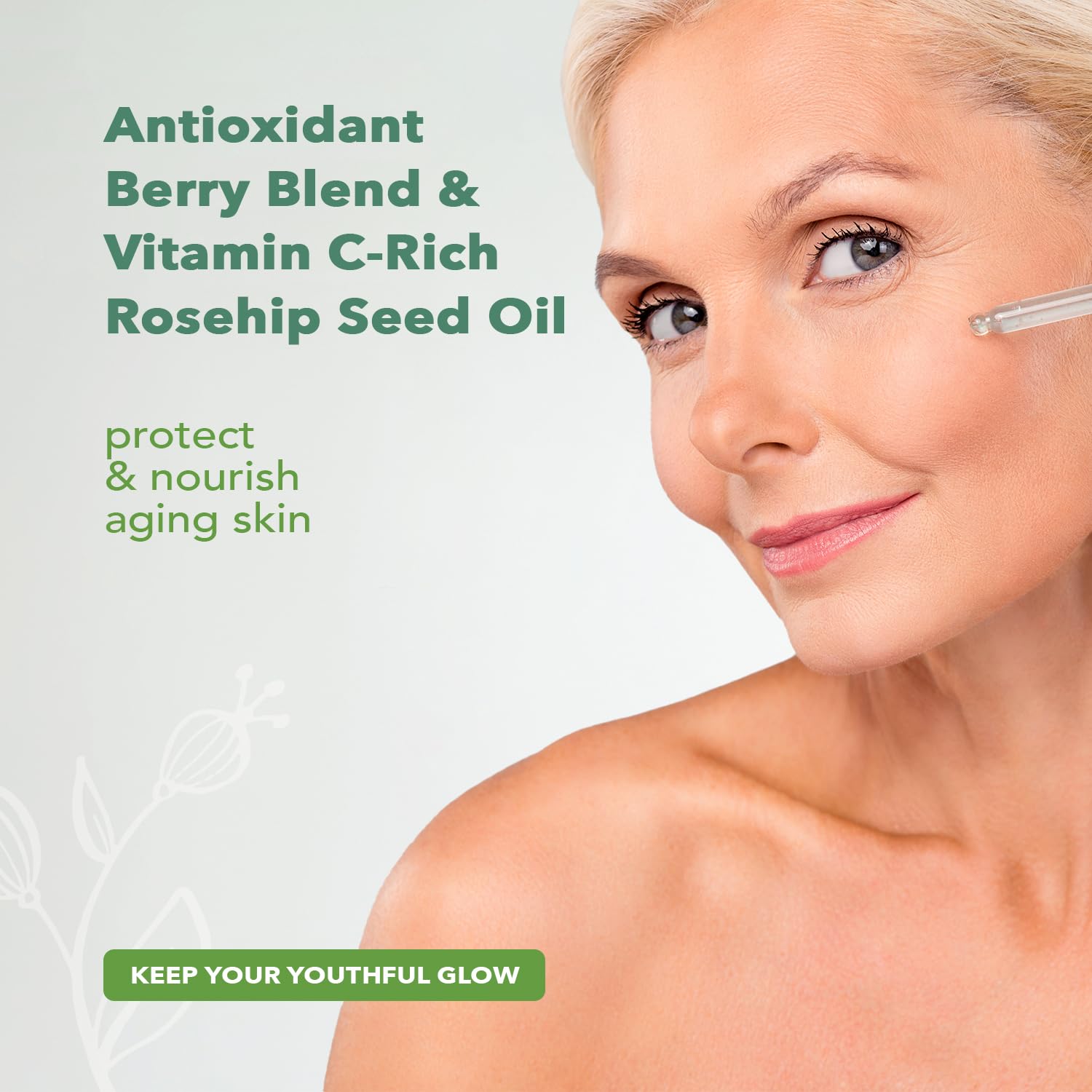 Nourish Organic Age Defense Face Serum, 0.7 Ounce