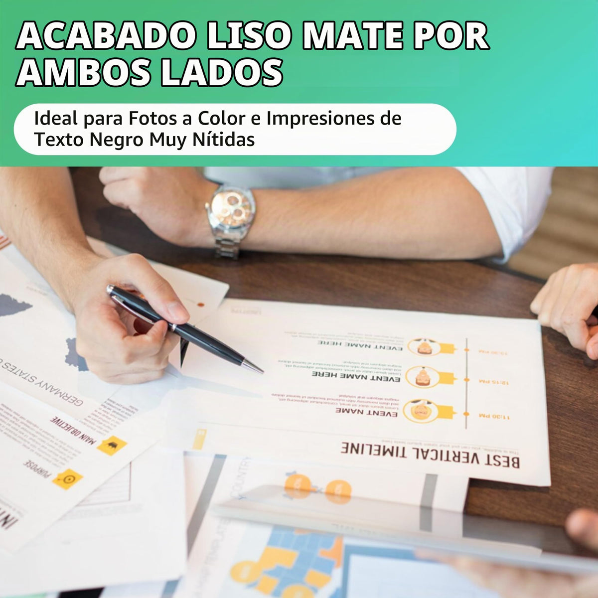Papel de Presentación Fino Koala Doble Cara Mate Compatible con Impresora a Inyección de Tinta