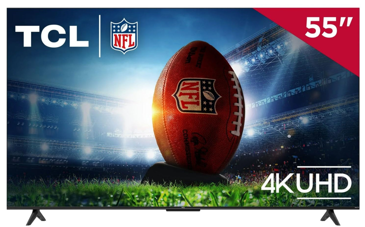 TCL Television de 55 Pulgadas Serie 4 Class 4K 2160p Smart Roku TV HDR Frecuencia de Actualización 60Hz Compatible con Alexa y Google Assistant (Reacondicionado)