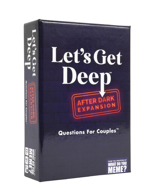 Let's Get Deep: After Dark Expansion Pack – Designed to be Added to Let's Get Deep Core Party Game – The Relationship Game Full of Questions for Couples