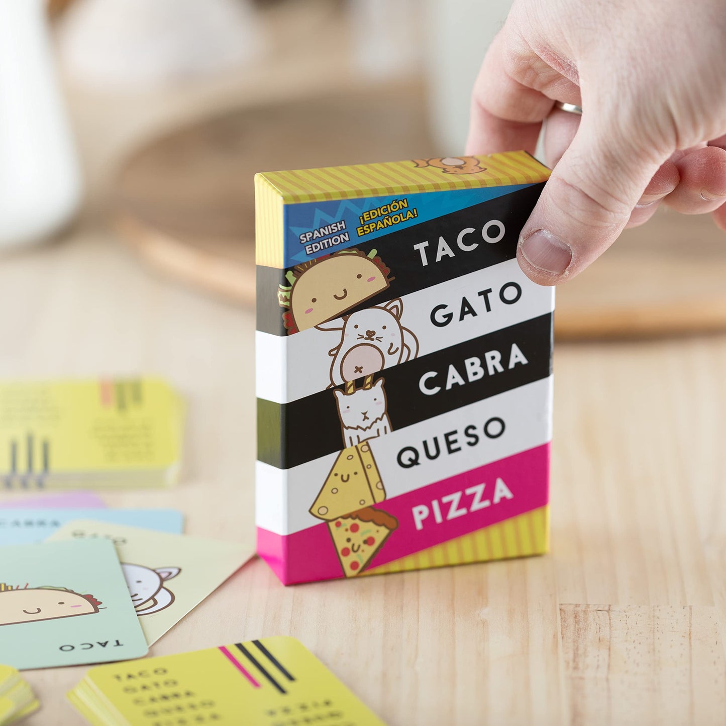 Juego de Mesa Dolphin Hat Games Taco Gato Cabra Queso Pizza Edición Española