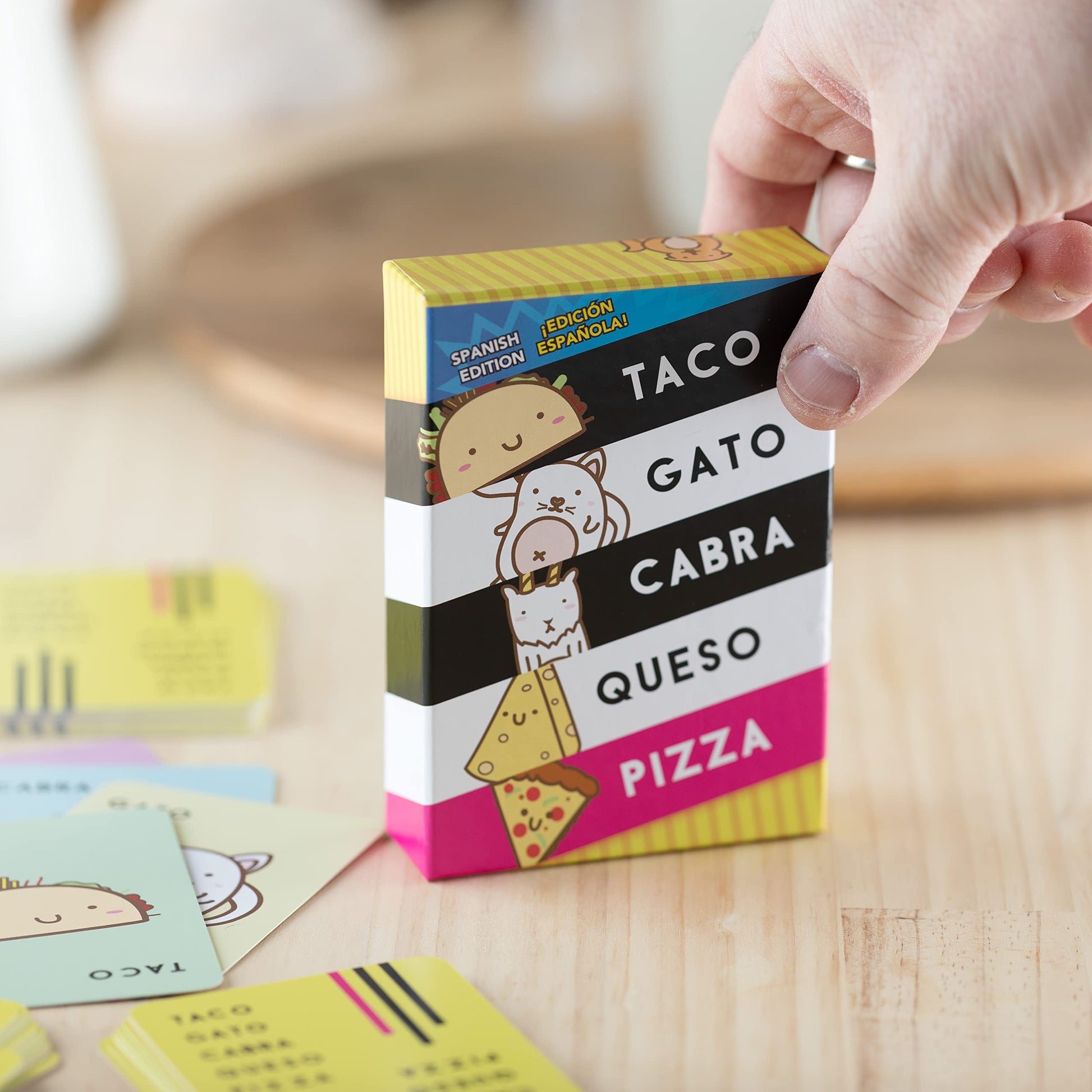 Juego de Mesa Dolphin Hat Games Taco Gato Cabra Queso Pizza Edición Española