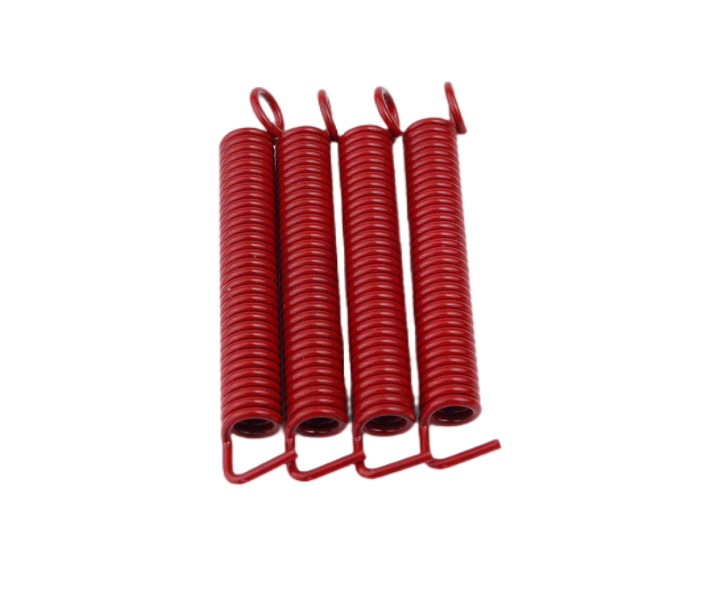 Guyker Muelles de trémolo silenciosos (juego de 4) para instrumentos de puente de guitarra eléctrica FR Fender Strat ST Stratocaster, pieza de repuesto, rojo